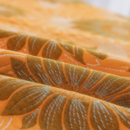 Ownkoti Retro Sunflower Cotton Gauze Blanket - image 3