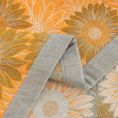 Ownkoti Retro Sunflower Cotton Gauze Blanket - image 4