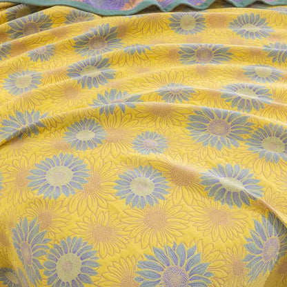 Ownkoti Retro Sunflower Cotton Gauze Blanket - image 15