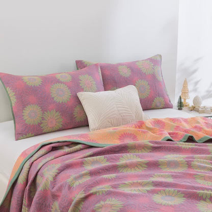 Ownkoti Retro Sunflower Cotton Gauze Blanket - image 22