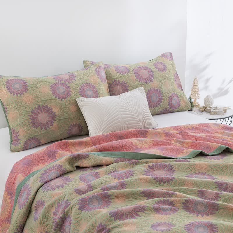 Ownkoti Retro Sunflower Cotton Gauze Blanket - image 29