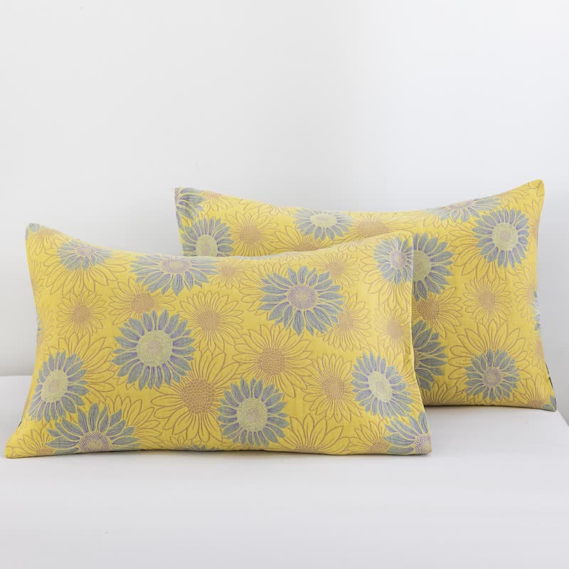 Ownkoti Retro Sunflower Cotton Gauze Blanket - image 19