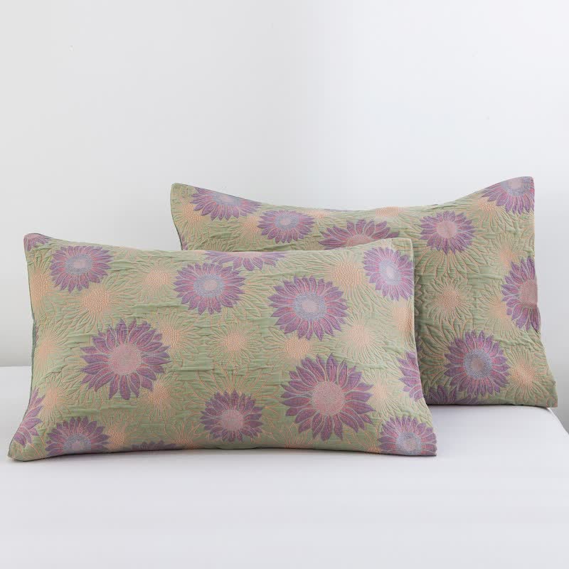 Ownkoti Retro Sunflower Cotton Gauze Blanket - image 36