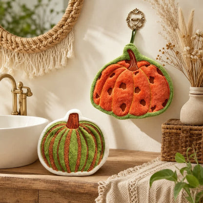 Ownkoti Pumpkin Shaped Quick Dry Hand Towel - image 2
