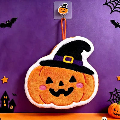 Ownkoti Cute Halloween Hanging Hand Towel - Pumpkin - 5PCS - image 5