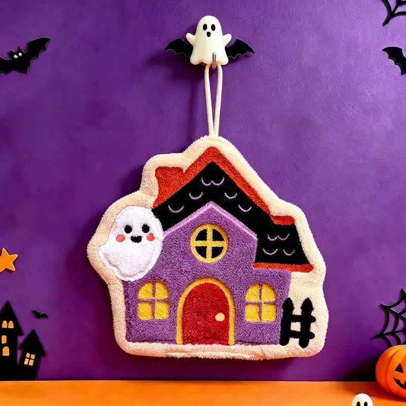 Ownkoti Cute Halloween Hanging Hand Towel - House - 5PCS - image 6