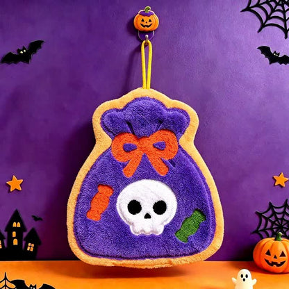 Ownkoti Cute Halloween Hanging Hand Towel - Candy Bag - 5PCS - image 3