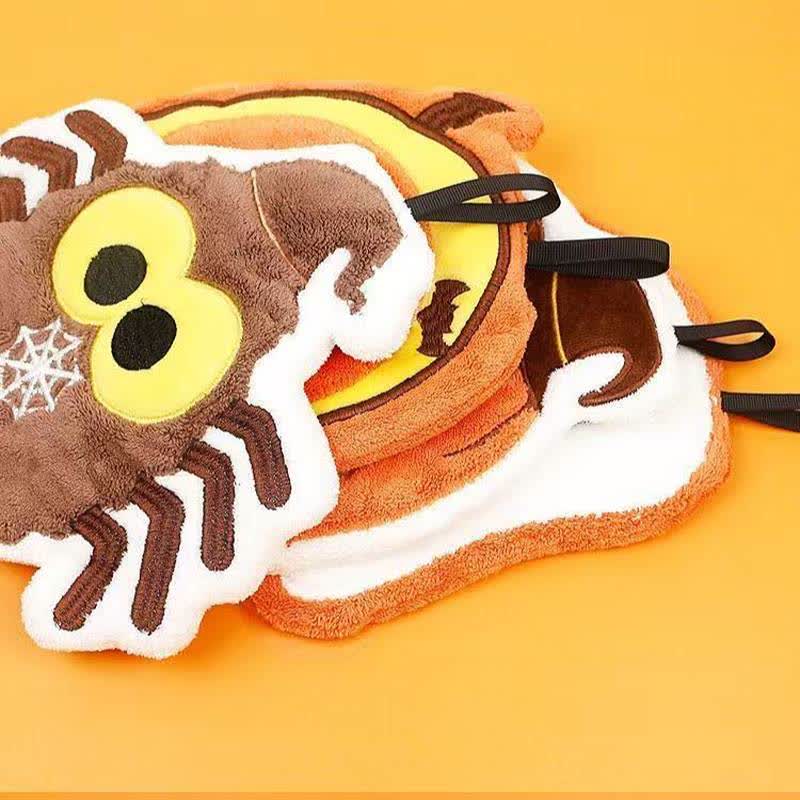Ownkoti Halloween Element Fleece Hanging Hand Towel  - image 1