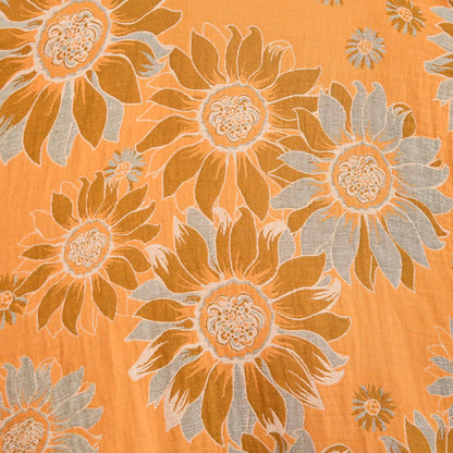 Ownkoti Vintage Sunflower Cotton Kimono Bathrobe - image 6