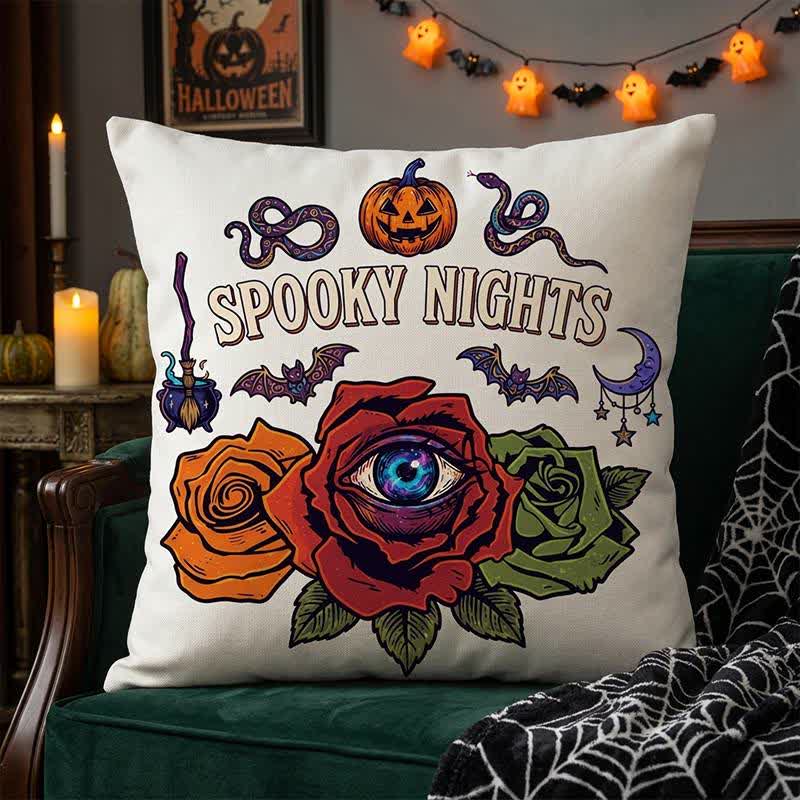 Ownkoti Halloween Eyeball Rose Gothic Throw Pillow  - image 6