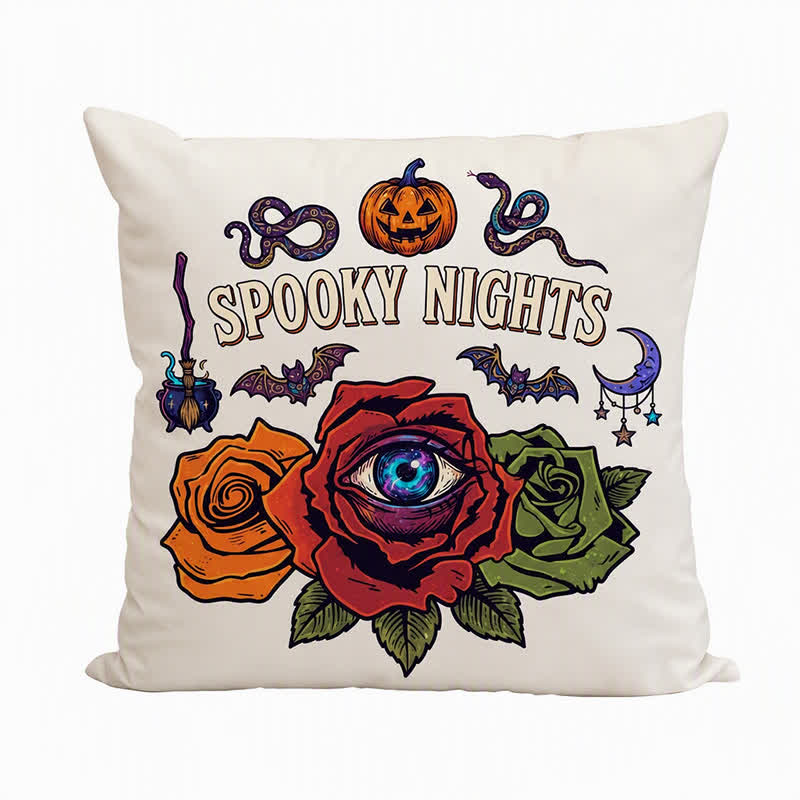 Ownkoti Halloween Eyeball Rose Gothic Throw Pillow  - image 7