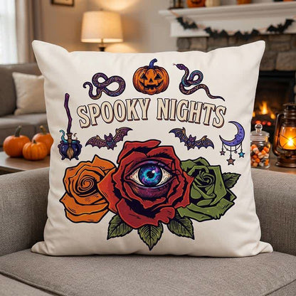 Ownkoti Halloween Eyeball Rose Gothic Throw Pillow  - image 5