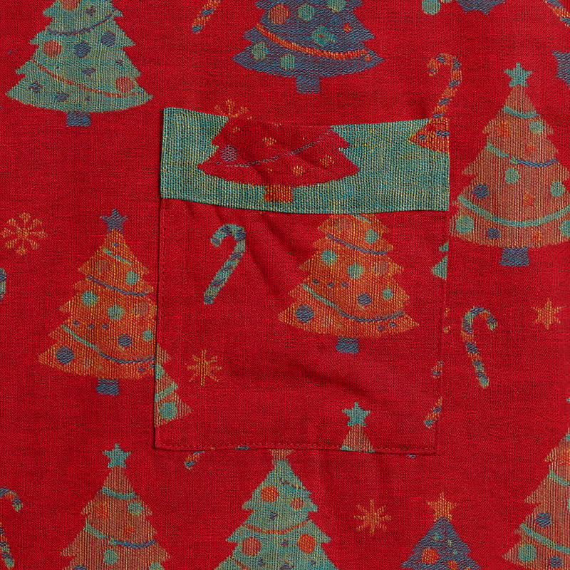 Ownkoti Christmas Tree Cotton Gauze Kimono Robe - image 5