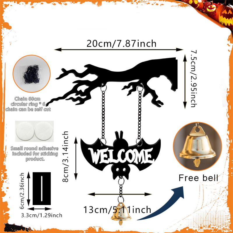 Ownkoti Halloween Spooky Tree Branch Hanging Ornament - image 8