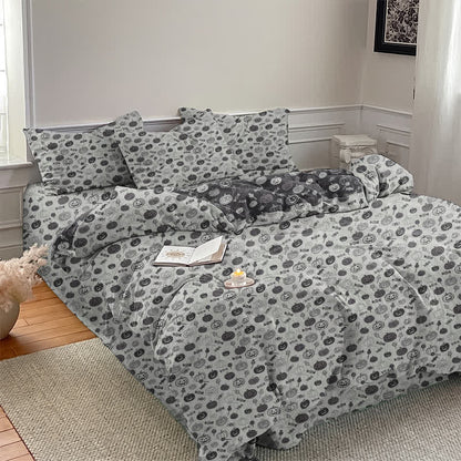 Ownkoti Halloween Monochrome Pumpkin Cotton Bedding Set - image 10