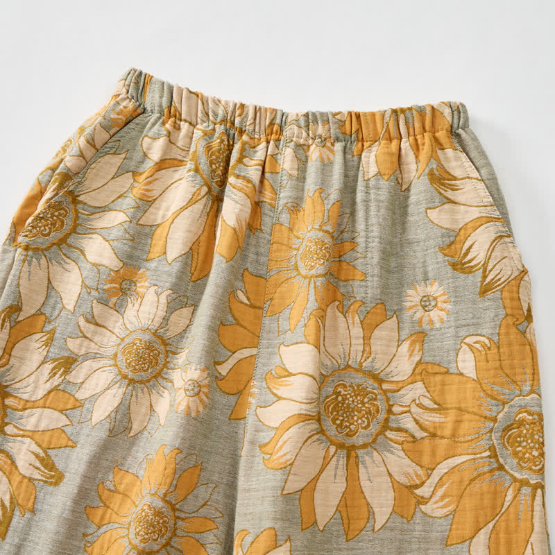 Ownkoti Sunflower Bloom Tie Strap Cami Loungewear Set - image 11