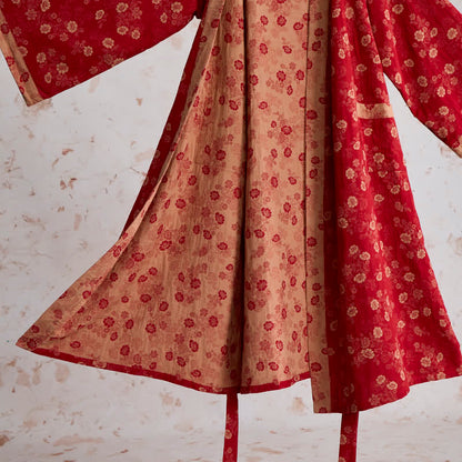 Ownkoti Retro Flower Cotton Gauze Kimono Robe - image 5