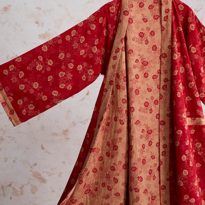 Ownkoti Retro Flower Cotton Gauze Kimono Robe - image 3