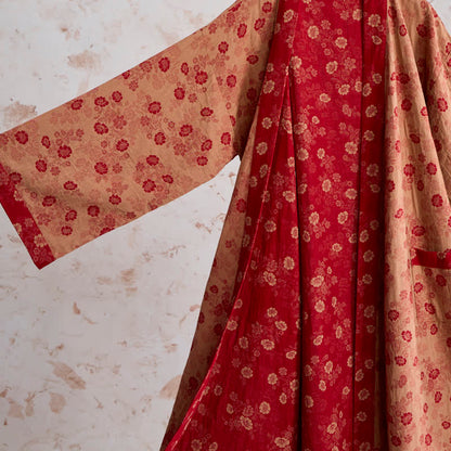 Ownkoti Retro Flower Cotton Gauze Kimono Robe - image 11