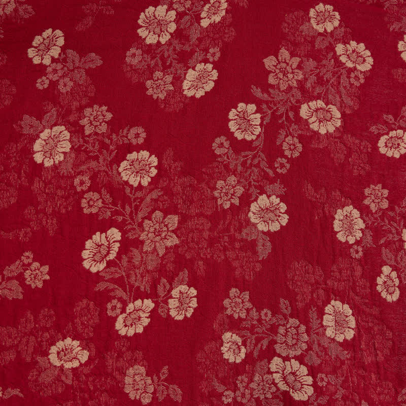 Ownkoti Retro Flower Cotton Gauze Kimono Robe - image 7