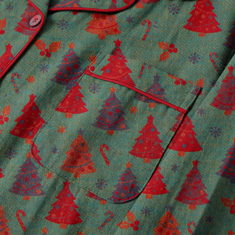 Ownkoti Christmas Tree Cotton Gauze Loungewear Set - image 11