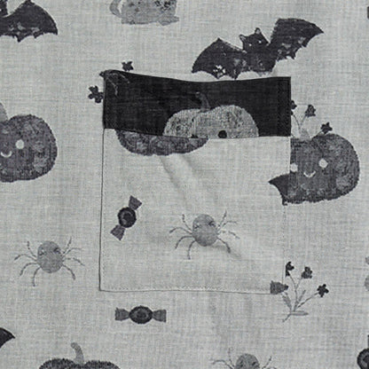 Ownkoti Halloween Pumpkin Bat Cotton Kimono Robe - image 9