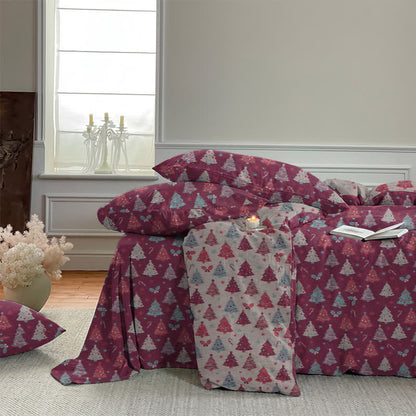 Ownkoti Festive Christmas Tree Cotton Bedding Set - image 22