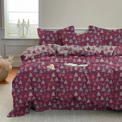 Ownkoti Festive Christmas Tree Cotton Bedding Set - image 18