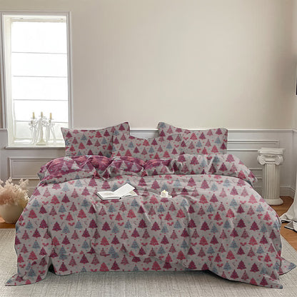 Ownkoti Festive Christmas Tree Cotton Bedding Set - image 29