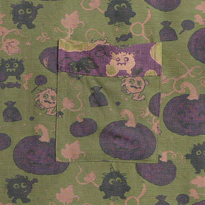 Ownkoti Halloween Pumpkin Monster Cotton Kimono Robe - image 9