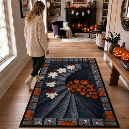 Ownkoti 3D Ghost Staircase Optical Illusion Area Rug - image 3