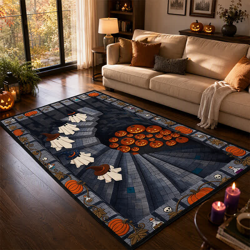 Ownkoti 3D Ghost Staircase Optical Illusion Area Rug - image 2