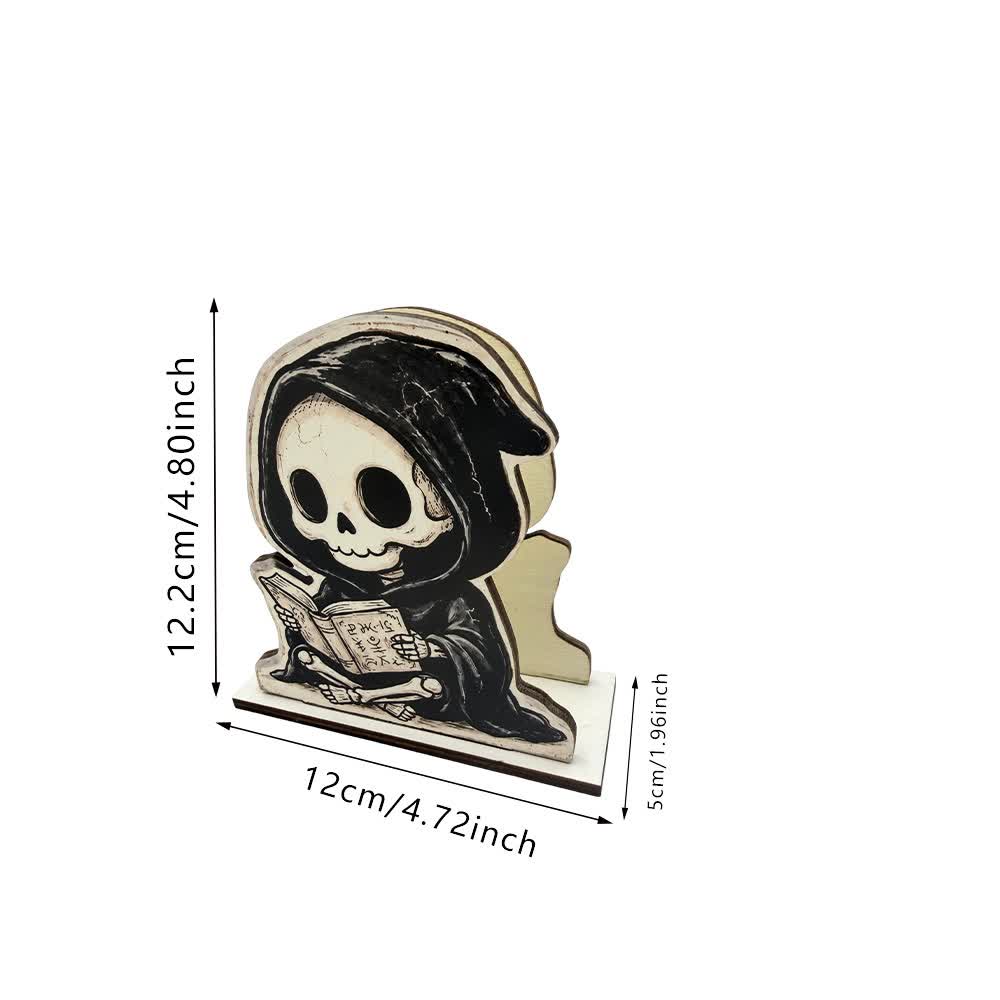 Ownkoti Cute Grim Reaper & Pirate Skeleton Vertical Tissue Stand - image 7