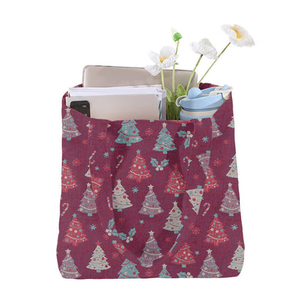 Ownkoti Christmas Tree Cotton Tote Shoulder Bag - image 9