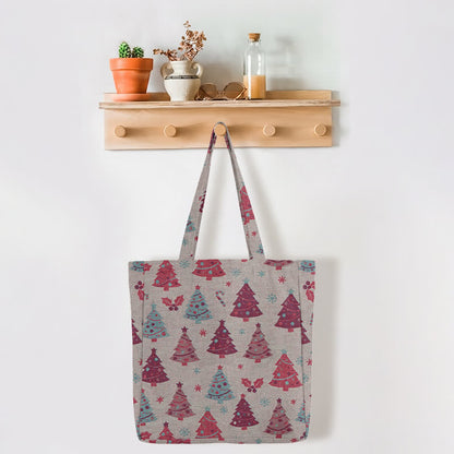 Ownkoti Christmas Tree Cotton Tote Shoulder Bag - image 16