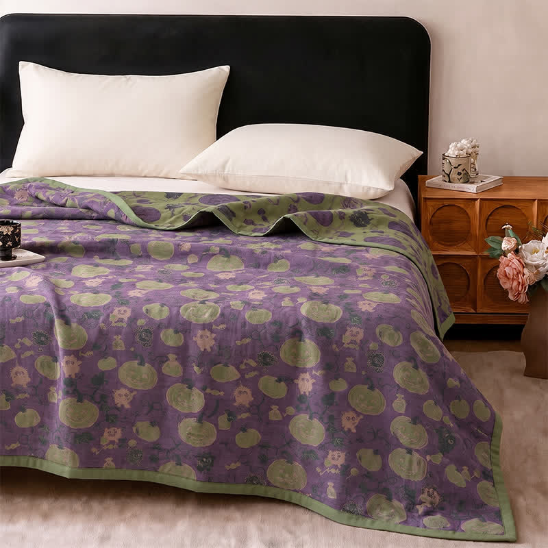 Ownkoti Halloween Monster Reversible Cotton Blanket - image 3