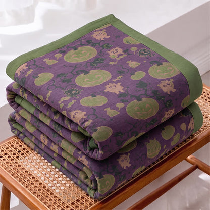 Ownkoti Halloween Monster Reversible Cotton Blanket - image 1