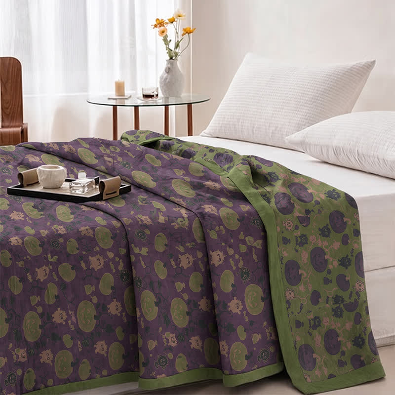 Ownkoti Halloween Monster Reversible Cotton Blanket - image 2