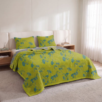 Ownkoti Retro Garden Flower Cotton Reversible Quilt - image 3