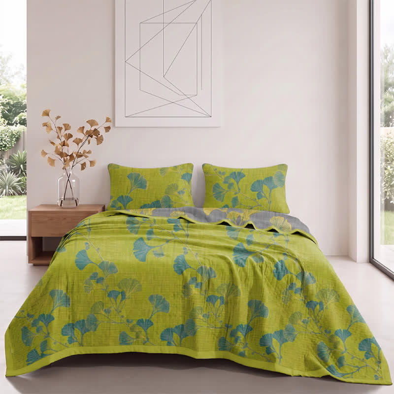 Ownkoti Retro Garden Flower Cotton Reversible Quilt - image 1