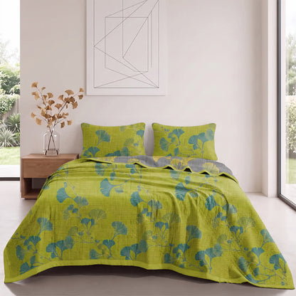 Ownkoti Retro Garden Flower Cotton Reversible Quilt - image 1