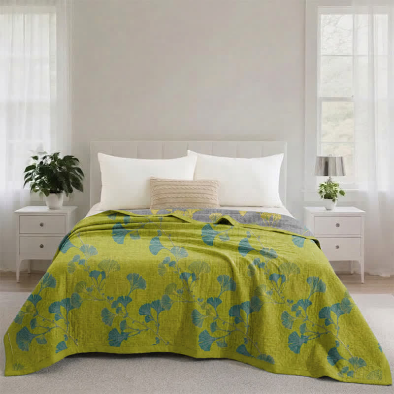 Ownkoti Retro Garden Flower Cotton Reversible Quilt - image 2