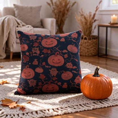Ownkoti Multi‑Color Halloween Pumpkin & Monster Cotton Pillow - image 6