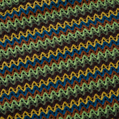 Ownkoti Green Wavy Stripe Tote Shoulder Bag - image 7