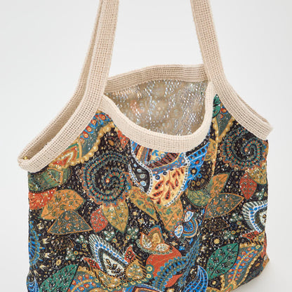 Ownkoti Bohemian Floral Tote Shoulder Bag - image 3