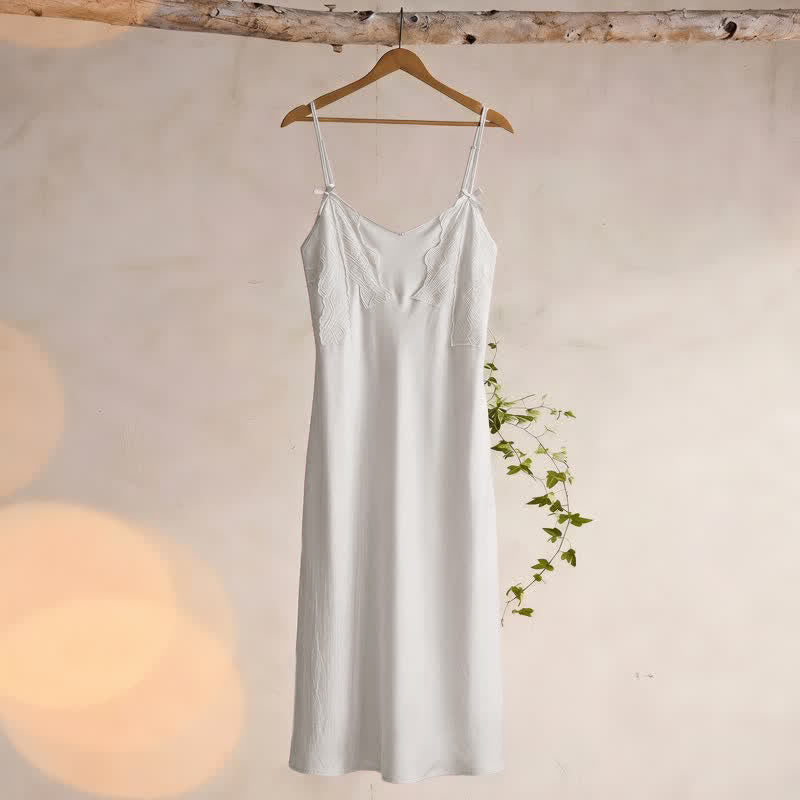 Ownkoti Cotton Lace Cami Slip Night Dress - image 1