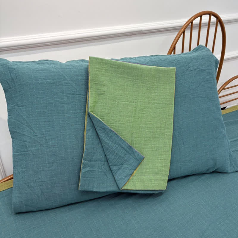 Ownkoti Minimalist Reversible Cotton Gauze Bedding - image 3