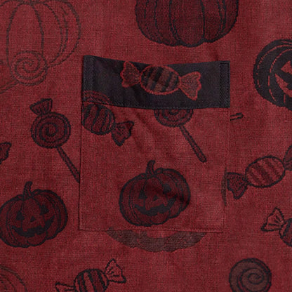 Ownkoti Spooky Pumpkin Candy Cotton Kimono Robe - image 4