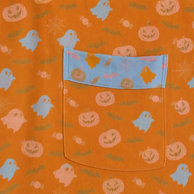 Ownkoti Multi‑Color Pumpkin Halloween Cotton Kimono Robe - image 4