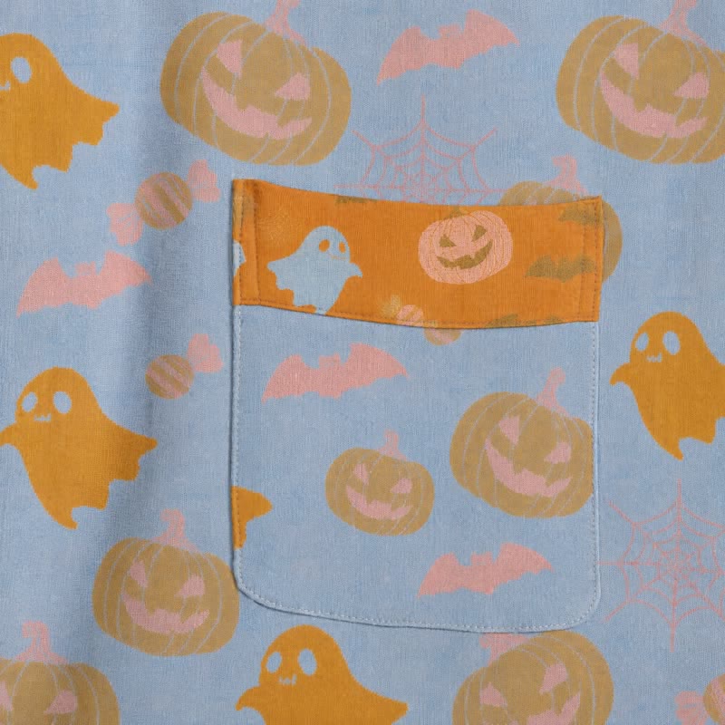 Ownkoti Multi‑Color Pumpkin Halloween Cotton Kimono Robe - image 9